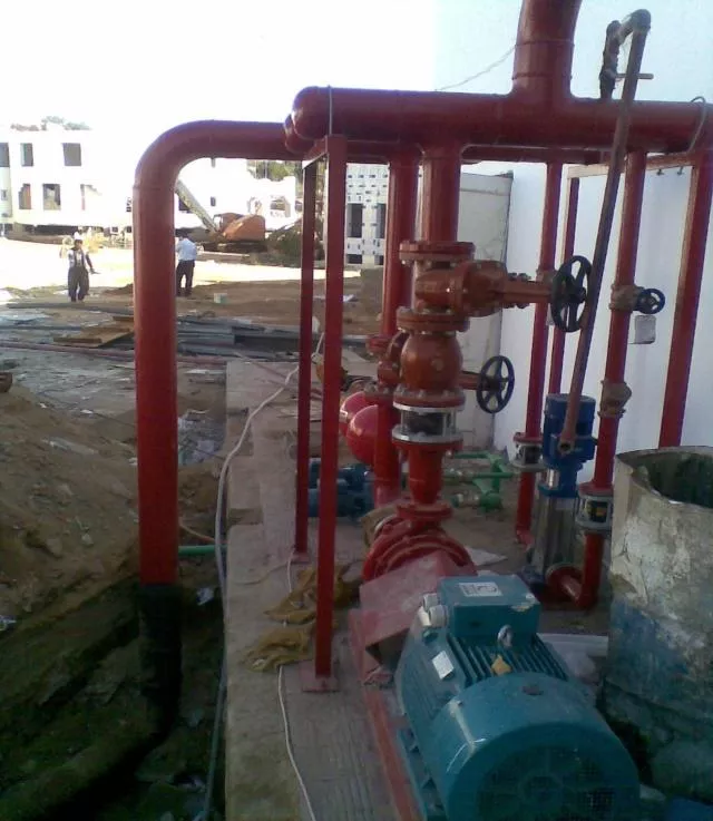 Pump Set with Valves & Pipes Connections