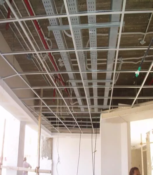 Fire Fighting Pipes Above Ceiling